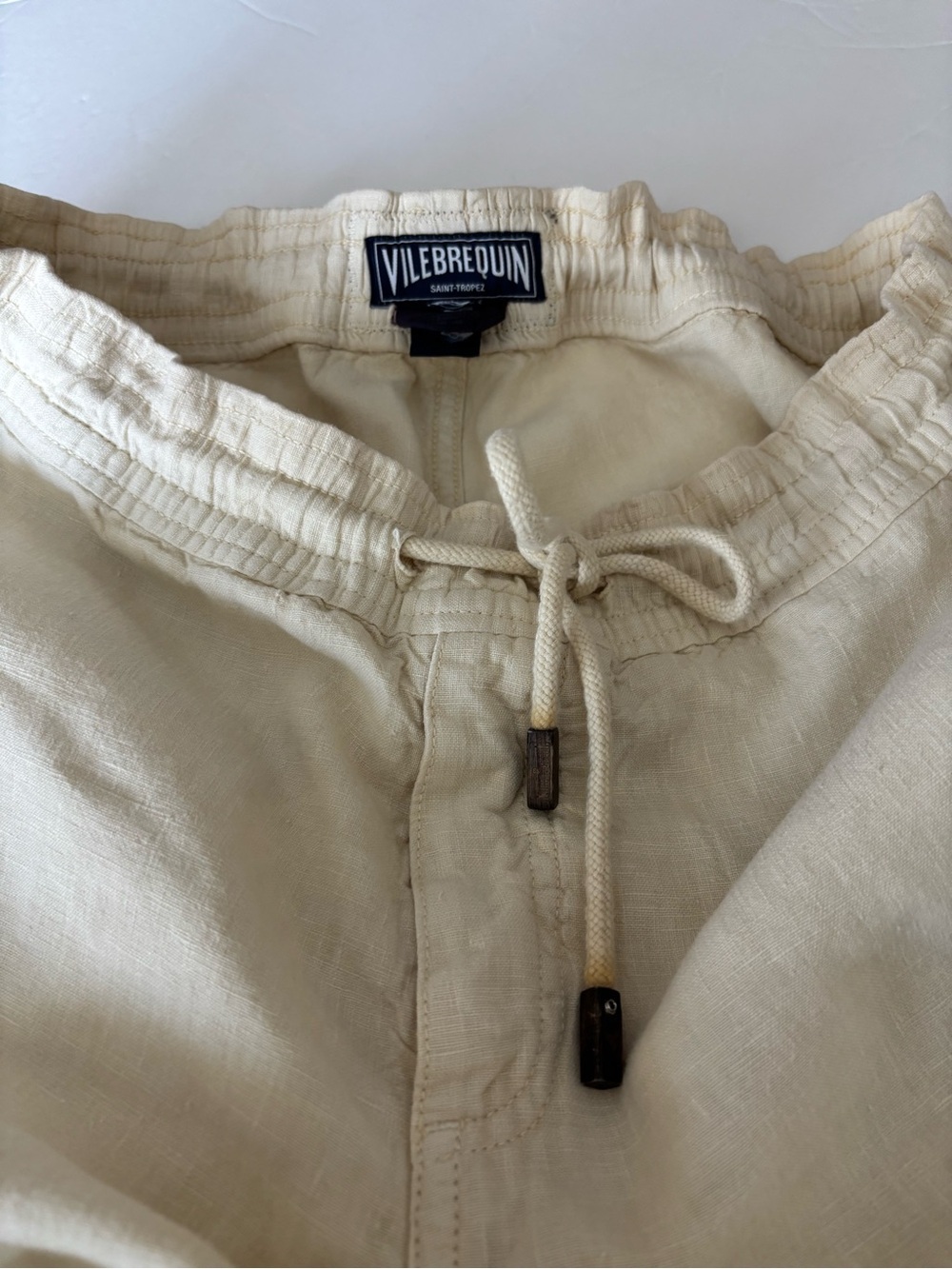 Vilebrequin Light Beige Cargo Drawstring Pants View 3